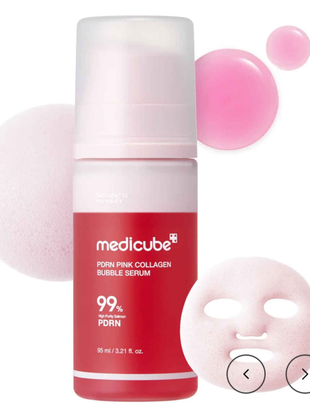 Medicube PDRN Pink Collagen Bubble Serum